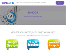 Tablet Screenshot of bingofr.com